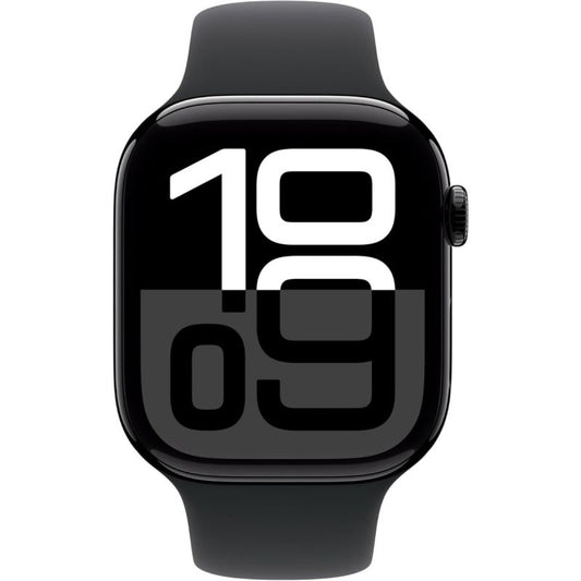 Apple Watch Series 10 46mm Jet Black Aluminium - Sport Band M/L - Black - EUROPA