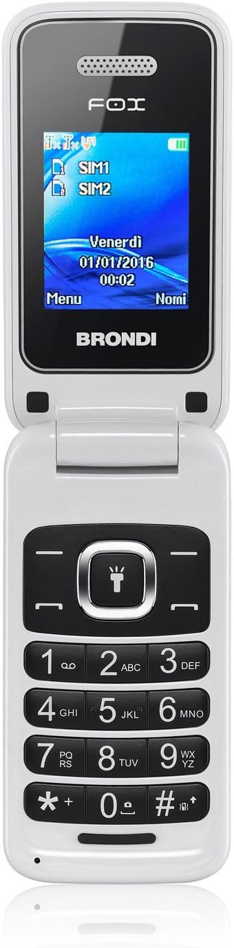 BRONDI Fox all carriers Telefono Cellulare - Bianco