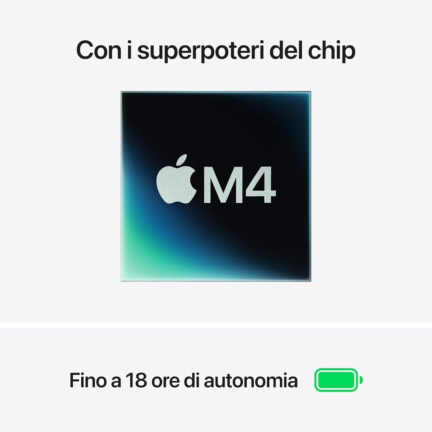 MacBook Air 13'' con chip M4 (2025) da 13,6'', 16GB di memoria unificata, 256GB - Silver