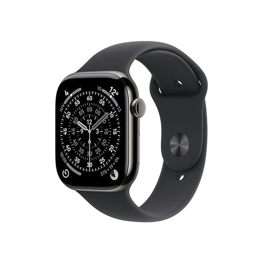 Apple Watch Series 11 (2025) GPS 46mm Jet Black Aluminium Case with Sport Band M/L - Black - EUROPA