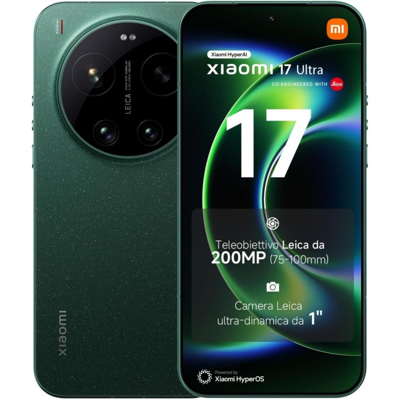 Xiaomi 17 Ultra 5G Dual Sim 16GB / 512GB - Green - ITALIA BRAND |USATO