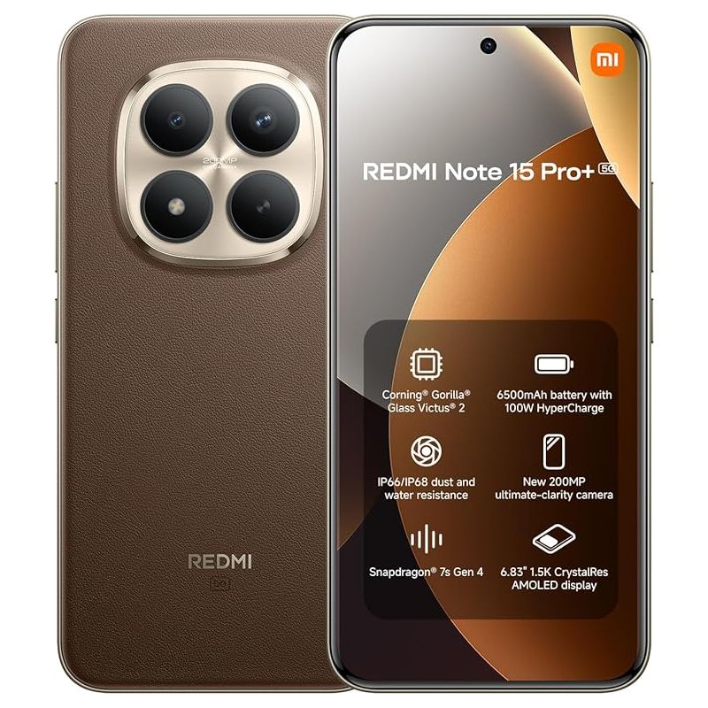 Xiaomi Redmi Note 15 Pro+ 5G Dual Sim 8GB / 256GB - Mocha Brown