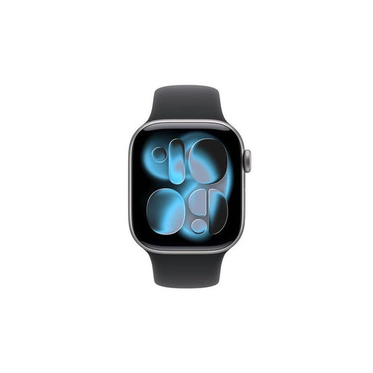 Apple Watch Series 11 GPS 42 mm Cinturino Sport nero - S/M - MEQW4QL/A - Offerta