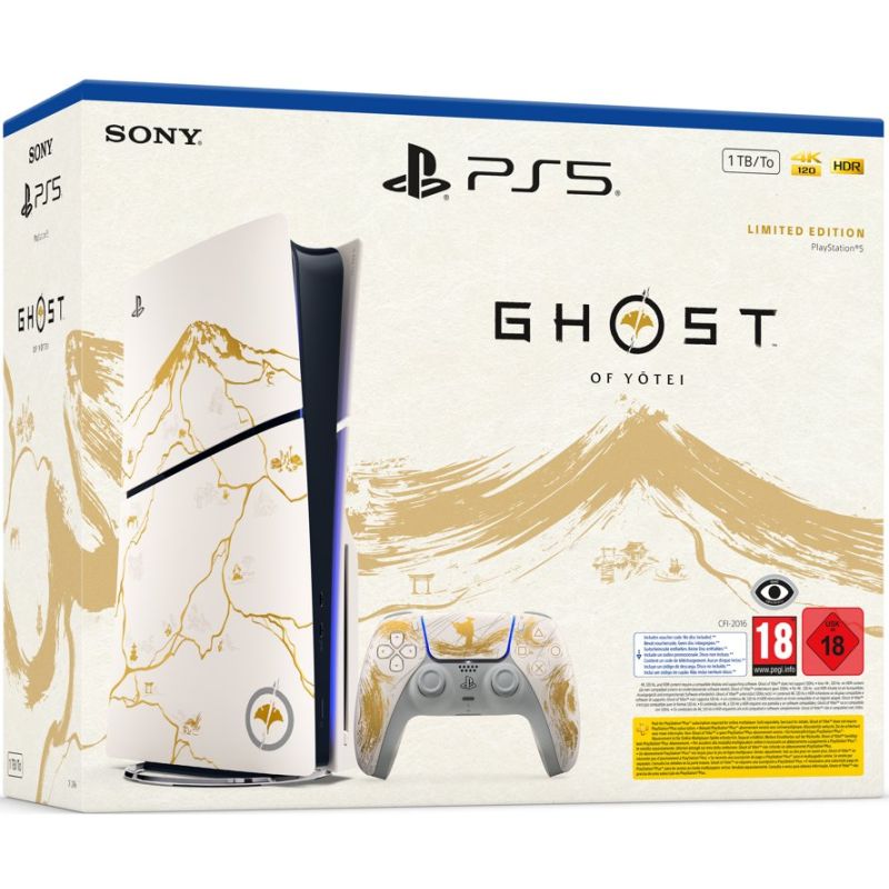 Sony PS5 Slim Disc Version + Ghost of Yotei [Gold Edition]