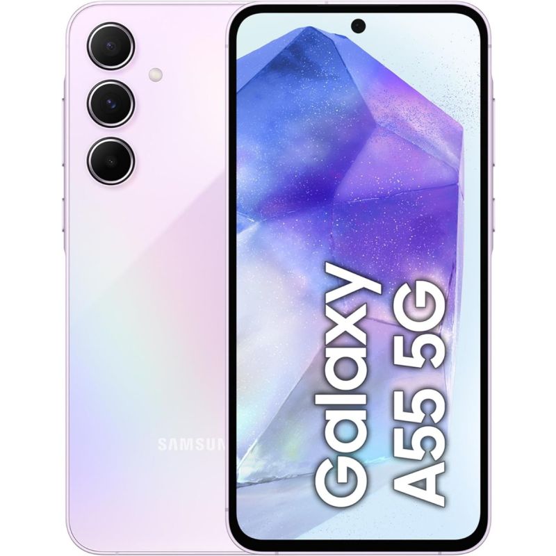 Samsung Galaxy A55 5G Dual Sim 8GB / 128GB A556 - Lilac - EUROPA [NO-BRAND] |USATO