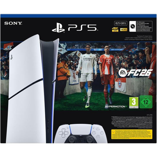 Sony PS5 Slim Digital Edition 825GB + EA Sports FC 26 Bundle